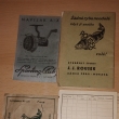 Zadn� strana ryb��sk�ho ��du kde jsou reklamy  na . navij�k A-X , a firmu J.J.ROUSEK. a ostatn�ch dokument�.